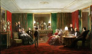 Interieur van een Salon aan de Rue de Gramont, 1858